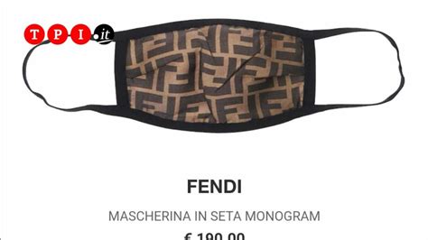 mascherina di fendi prezzo